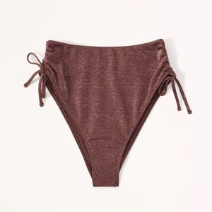 Abercrombie and Fitch - Cinch Tie High-Waist High-Leg Cheeky BOTTOM